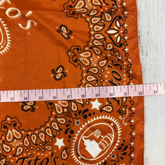 Tito's Handmade Vodka Orange White Bandana - Picture 10 of 10